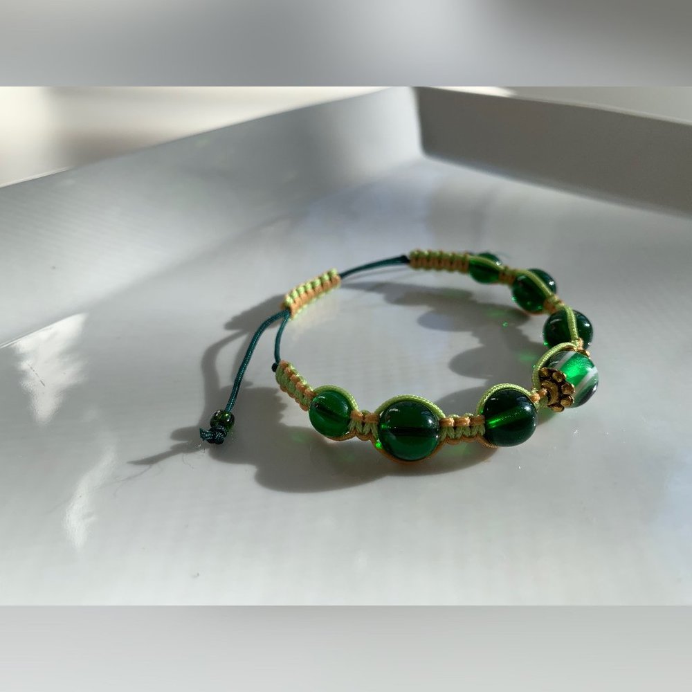 Swarovski Beaded Crochet Handmade Bracelet
